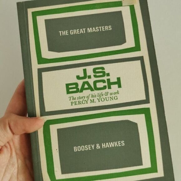 1960 Composer Bach Book, Boosey & Hawkes Great Masters Classical Music Biography - Picture 1 of 9